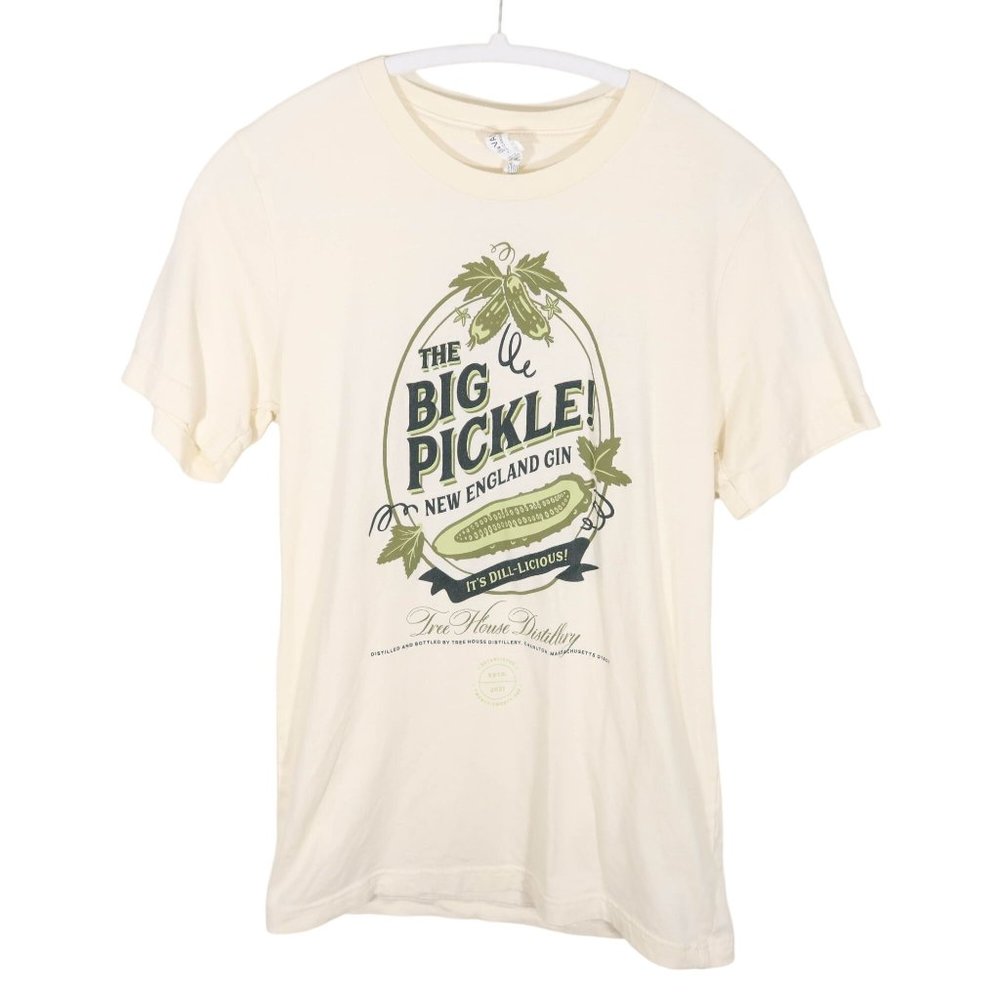 TREEHOUSE BREWING Size S The Big Pickle New England Gin Fitted Graphic T Shirt